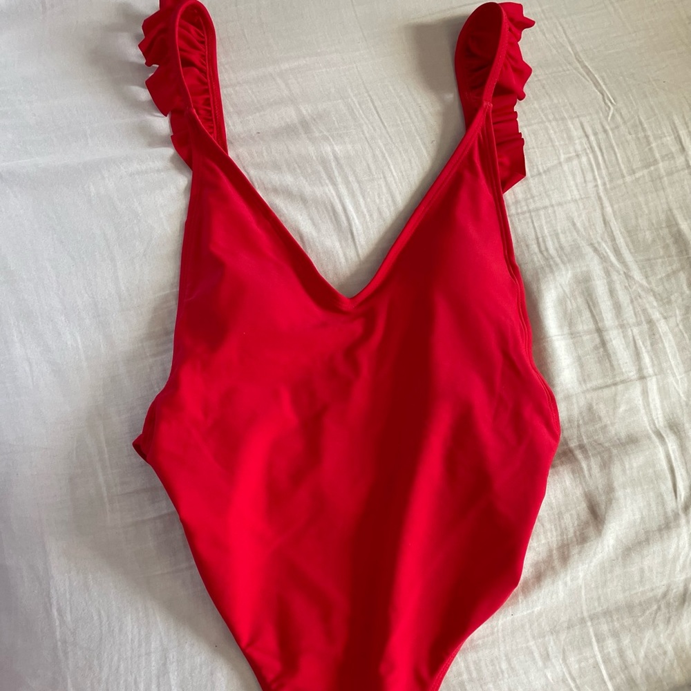 Red swimsuit/bodysuit